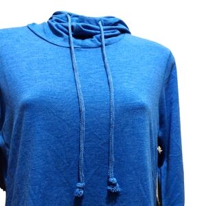 Campus Crew Sweatshirt Long/-sleeved Hoodie Blue Women S